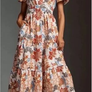 NWT Anthropologie Somerset Maxi Dress
